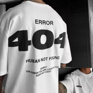 ERROR 404 - Camiseta Oversize